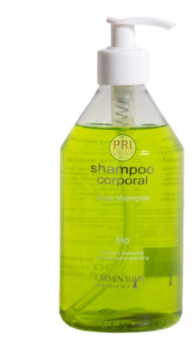 Jabon Liquido/shampoo Corporal 500ml. Tilo Carmen Suain Uvas