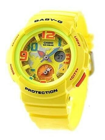 Reloj Mujer Casio Baby-g Bga-190-9bdr Analog-digital Yellow