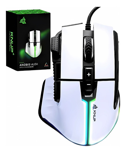 Mouse Gamer Knup Rgb Double Click Design Ergonômico + Usb