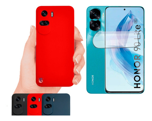 Case Funda Silicona Para Honor 90 Lite + Hidrogel Pantalla