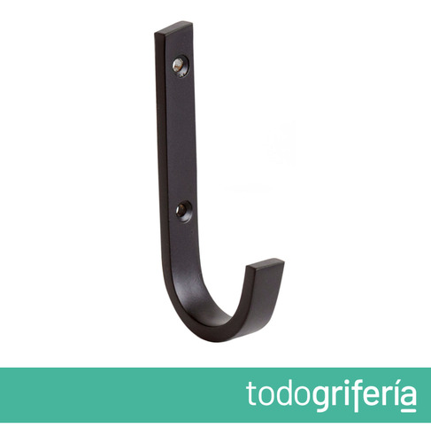 Percha Gancho Accesorio Baño Ottone Nordika Negro Nk4010.5