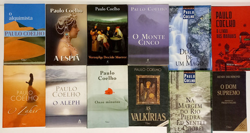 Coleção Paulo Coelho - O Alquimista, A Espiã, Aleph, Zahir, As Valkírias, Diário De Um Mago, Monte Cinco, Onze Minutos, Veronika Decide Morrer, Na Margem Do Rio Piedra, O Livro Dos Manuais (Usado)