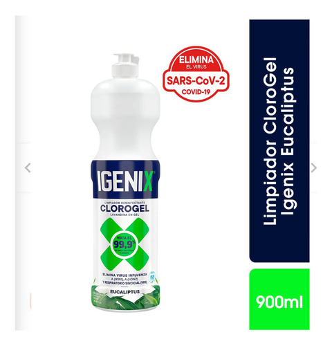 Clorogel Igenix 900ml Limpieza Profunda Y Fragancia