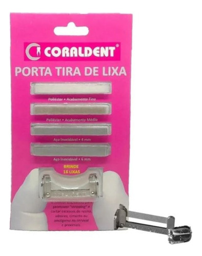 Porta Tira De Lixa Coraldent