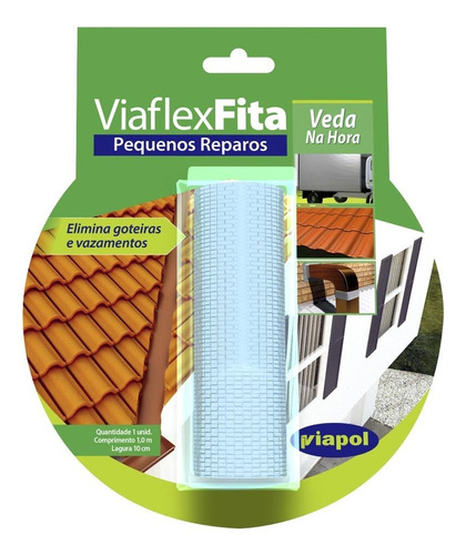 Fita Veda Tudo Viapol 10cm X 1m  V0615067