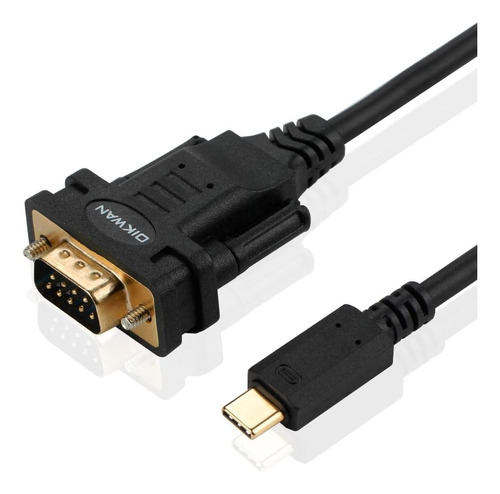 Cable Adaptador De Puerto Serie Usb C A Rs232 Db9 Oikwan 2m
