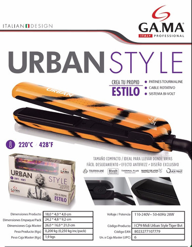 Plancha Urban Gama  ( Varios Modelos )