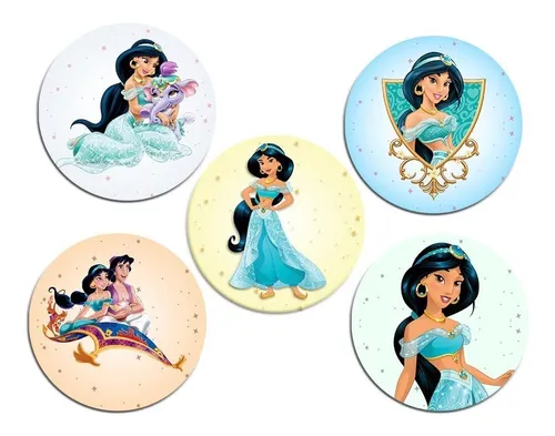 Adesivo da Princesa Jasmine roqueira 0250 – Loja de adesivos