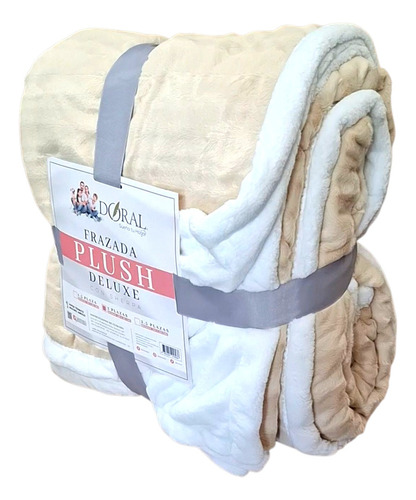 Frazada Sherpa 2 Plazas Doral 200x220 Cm Plush