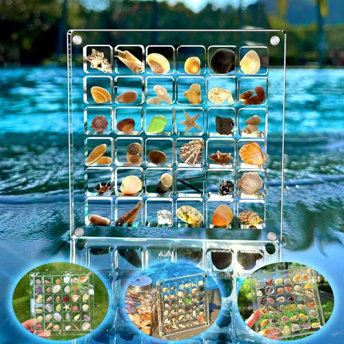 Caja De Presentación De Joyas De Acrílico Para Joyería, 3 Ca