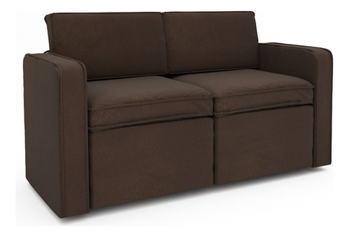Sofá Armable Loveseat Cómodo Sillón Moderno 2 Plazas P/ Sala Color Color