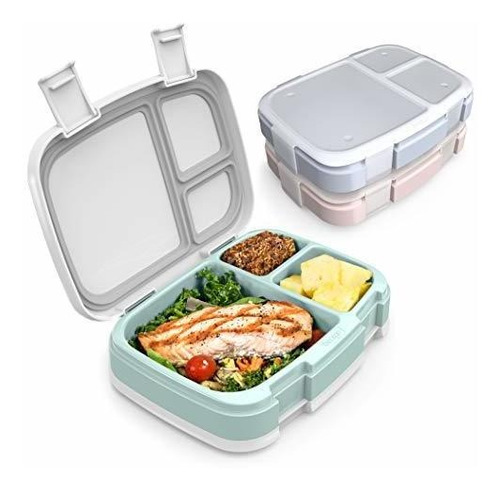 Bentgo Fresco 3-pack Meal Prep Almuerzo Box Set - Reutilizab