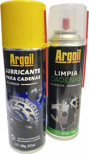 Kit Limpia Cadena + Lubricante Moto O Bici