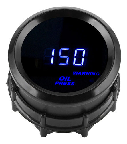 Medidor De Pressão De Óleo 2in 0.150psi Digital Blue Led Hig