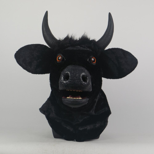 Para W Máscara Facial De Látex Con Forma De Vaca Y Toro,