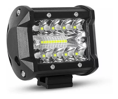 Barra 120 Led 3030smd 324w 66cm 12v 24v Spot Flood Off Road