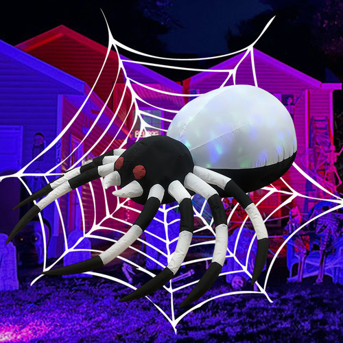 ' 1.8 M Halloween Light Up Araña Fiesta Decoración Hinchable