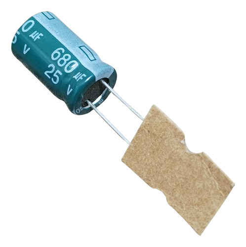 3 Pçs Capacitor Eletrolitico 680uf X 25v * 105ºc * 680 Uf