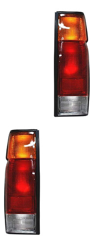 Par Juego Calaveras Nissan Pu D21 1994 -2001 Ambar/ro/bc Xry