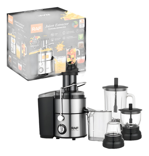 Extractor De Jugo Electrico Multifuncion 4 En 1 Raf R.2806