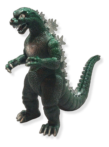 Muñeco De Goma Dura De Colección Godzilla Gigante Verde.