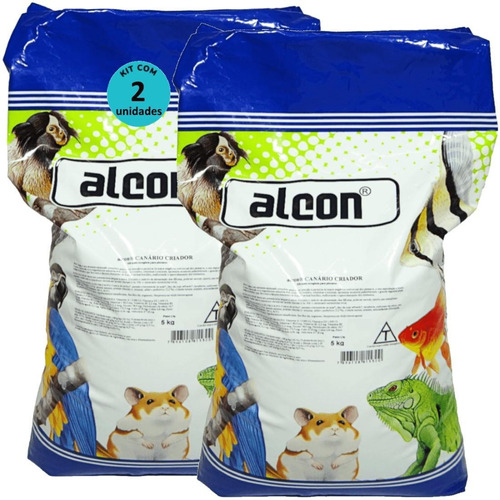 Alcon Canário Criador 5kg Kit Com 2