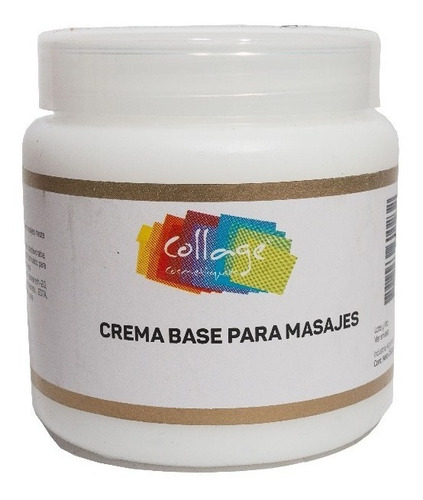 Crema Para Masajes Base Collage X 250 Gramos