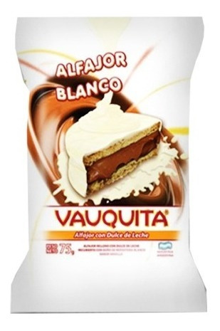 Alfajor Vauquita Blanco Promo X 10un - Barata La Golosineria