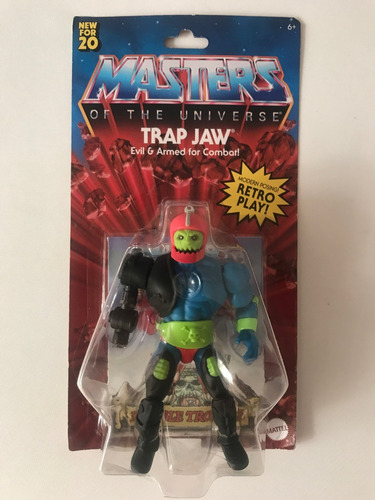 Trapjaw Motu Origins Retro Masters Of The Universe Mandibula (Usado)