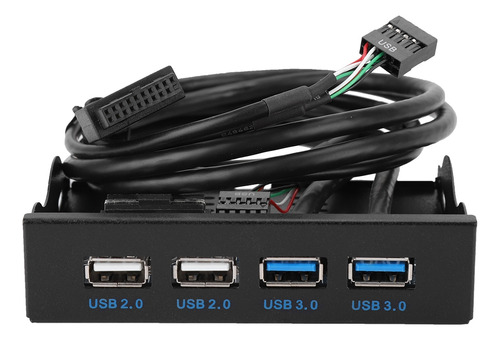 Panel Frontal De Disquete Usb 2.0 De 3,5 Pulgadas, 19 Pines,