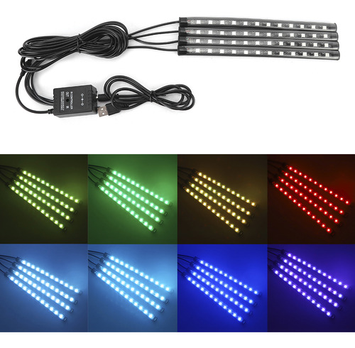 Luz Decorativa Rgb Atmosphere Atmosphere Para Coche De 48 Le