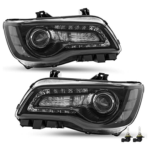 Sockir Conjunto De Faros Delanteros Led Drl Para Chrysler **