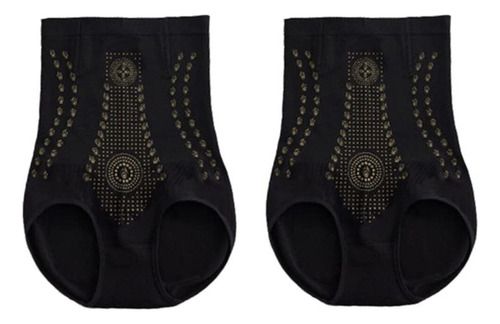 ( 2 Pantalones De Cintura Alta Con Control De Barriga