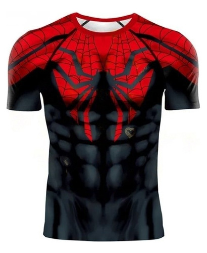 Spiderman Polera Compresión Superheroe Hombre Araña 2024 I