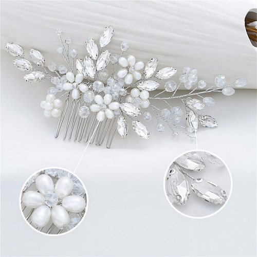 A 3 Tocados De Novia, Accesorios For El Cabello De Boda