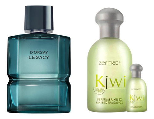 Set Perfumes Kiwi Zermat + Dorsay Legacy Ésika