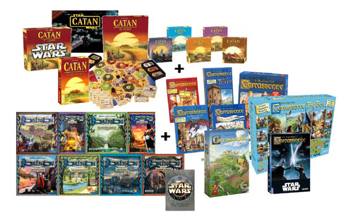 Catan + Dominion + Carcassonne Full (+extras) Para Imprimir