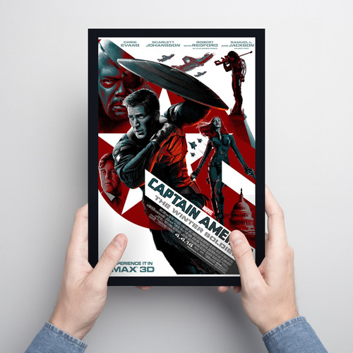 Cuadro 20x30 Peli Captain America The Winter Soldier 020