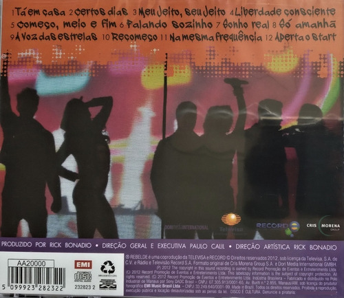Cd Rebeldes R B D - Meu Jeito, Seu Jeito - Orig Lacr Fábrica