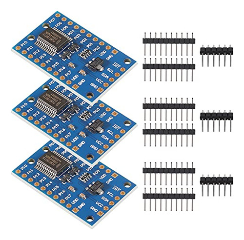 Placa Expansora Aceirmc Pcf8575 Io, Módulo I2c A 16io Ii, 3