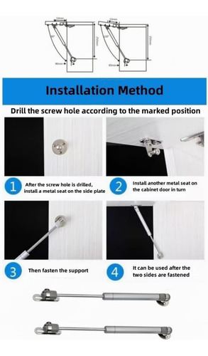 Qlxhbot Struts1ta10 Inclusciones Para Strut De Gabinet - Cho