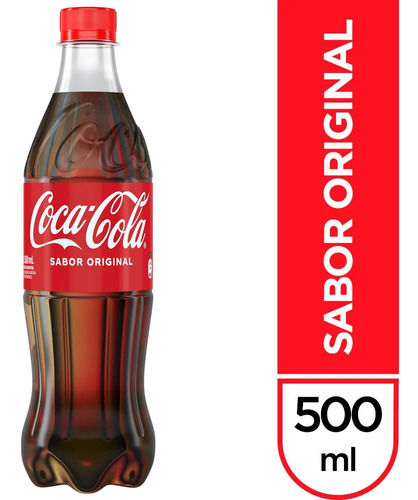 Gaseosa Coca Cola Botella 500ml Pack Por 12  Unidades.