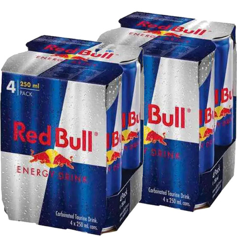Energético Red Bull Energy Drink 250ml (8 Unidades)