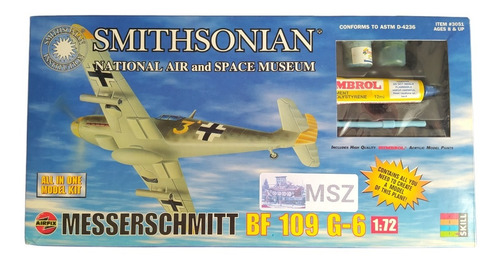 Msz 1/72 Modelismo Avion Airfix Messerschmitt En Remate