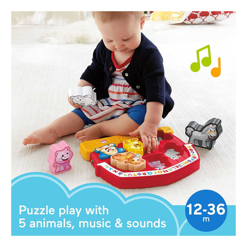 Fisher-price Raugh Learn Farm Animal Puzzle, Juguete Electr