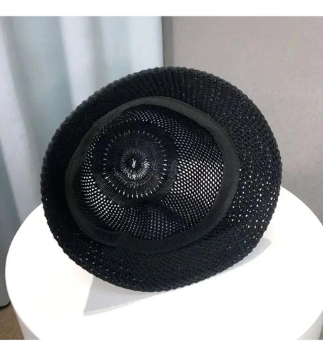 Sombrero Fino Y Transpirable Para Mujer, Con Forma De Cubo D