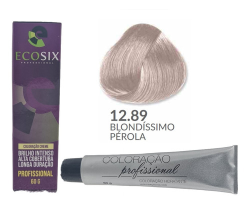  Ecosix Coloração Todas As Cores Tom 12.89 Blondíssimo Pérola