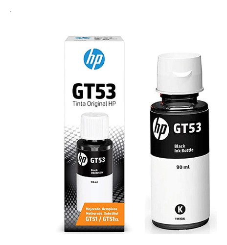 Tinta Hp Gt 53 Negra Original Gt5800 Hp Tank 100, 300, 400 