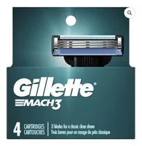 Comprar Gillette Mach3 Cartuchos (4) Repuestos 100% Original \u002F Usa