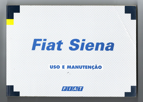 Manual Do Proprietario Fiat Siena - 2001